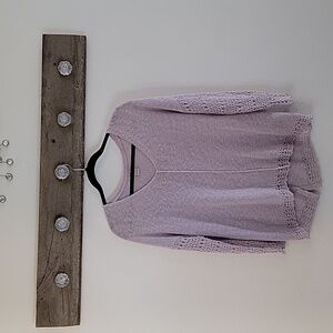 🍀Lucky Brand Purple Knit Sweater SZ XL